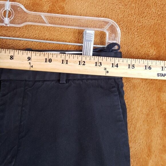HELMUT LANG Pants Womens Size 2 Black Straight Leg Classic Chino Faded Cotton - Picture 7 of 10